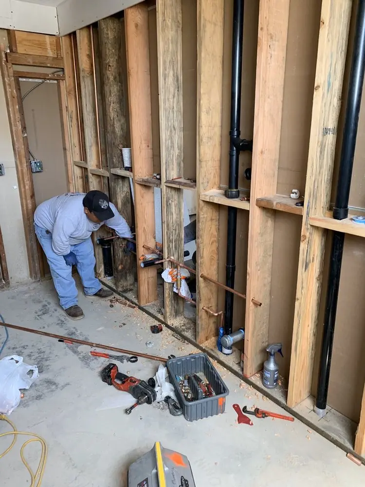 Commercial rough-in plumbing for Gas Line Repair in Kosciusko